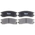 PGD698C by RAYBESTOS - Disc Brk Pad Set