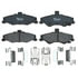 Raybestos PGD750C Disc Brake Pad Set Raybestos Element3 Ceramic Brake Pad Set