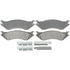 PG-D758M by RAYBESTOS - Raybestos Element3 Metallic Brake Pad Set