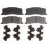 PGD501C by RAYBESTOS - Raybestos Element3 Ceramic Brake Pad Set