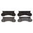 PG-D450M by RAYBESTOS - Raybestos Element3 Metallic Brake Pad Set