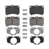 PG-D466M by RAYBESTOS - Raybestos Element3 Metallic Brake Pad Set