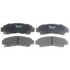 PGD511C by RAYBESTOS - Raybestos Element3 Ceramic Brake Pad Set
