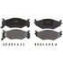 PG-D522M by RAYBESTOS - Raybestos Element3 Metallic Brake Pad Set