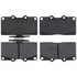 PGD531C by RAYBESTOS - Raybestos Element3 Ceramic Brake Pad Set