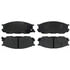 Raybestos PGD552C Disc Brake Pad Set Raybestos Element3 Ceramic Brake Pad Set
