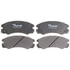 Raybestos PG-D579C Disc Brake Pad Set Brake Parts Inc Raybestos Element3 Overstock Ceramic Disc Brake Pad Set