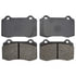 PGD592AM by RAYBESTOS - Raybestos Element3 Metallic Brake Pad Set