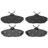 Raybestos PG-D599R Disc Brake Pad Set Brake Parts Inc Raybestos Element3 Overstock Organic Disc Brake Pad Set