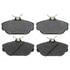 PG-D601M by RAYBESTOS - Brake Parts Inc Raybestos Element3 Overstock Metallic Disc Brake Pad Set