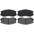 PG-D602 by RAYBESTOS - Brake Parts Inc Raybestos Element3 Overstock Organic Disc Brake Pad Set