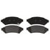 PG-D1000M by RAYBESTOS - Raybestos Element3 Metallic Brake Pad Set