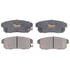 PGD1008C by RAYBESTOS - Raybestos Element3 Ceramic Brake Pad Set