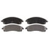 Raybestos PG-D1019AM Disc Brake Pad Set Brake Parts Inc Raybestos Element3 Overstock Metallic Disc Brake Pad Set