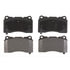 Raybestos PG-D1050M Disc Brake Pad Set Brake Parts Inc Raybestos Element3 Overstock Metallic Disc Brake Pad Set