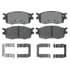 Raybestos PGD1156C Disc Brake Pad Set Disc Brk Pad Set