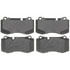 PGD1223M by RAYBESTOS - Raybestos Element3 Metallic Brake Pad Set
