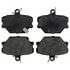 PGD1252M by RAYBESTOS - Raybestos Element3 Metallic Brake Pad Set