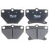 PG-D823C by RAYBESTOS - Raybestos Element3 Ceramic Brake Pad Set