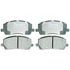 PG-D884C by RAYBESTOS - Brake Parts Inc Raybestos Element3 Overstock Ceramic Disc Brake Pad Set
