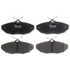 PGD944C by RAYBESTOS - Raybestos Element3 Ceramic Brake Pad Set