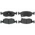 Raybestos PGD1568C Disc Brake Pad Set Raybestos Element3 Ceramic Brake Pad Set