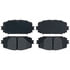 PGD1628C by RAYBESTOS - Raybestos Element3 Ceramic Brake Pad Set