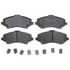 PGD1273M by RAYBESTOS - Raybestos Element3 Metallic Brake Pad Set