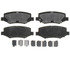 PGD1274M by RAYBESTOS - Raybestos Element3 Metallic Brake Pad Set