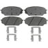 PG D1301C by RAYBESTOS - Brake Parts Inc Raybestos Element3 Overstock Ceramic Disc Brake Pad Set