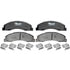 PGD1328M by RAYBESTOS - Raybestos Element3 Metallic Brake Pad Set