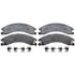 PGD1329M by RAYBESTOS - Raybestos Element3 Metallic Brake Pad Set