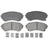 Raybestos PGD1331M Disc Brake Pad Set Raybestos Element3 Metallic Brake Pad Set