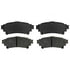 Raybestos PGD1391BC Disc Brake Pad Set Raybestos Element3 Ceramic Brake Pad Set