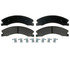 PGD1411AC by RAYBESTOS - Raybestos Element3 Ceramic Brake Pad Set