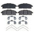 PGD1552C by RAYBESTOS - Raybestos Element3 Ceramic Brake Pad Set