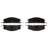 SGD1611C by RAYBESTOS - Raybestos Service Grade Ceramic Brake Pad Set