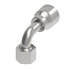 04Z-A24-BG by WEATHERHEAD - Eaton Weatherhead Z Series Crimp Hose Fittings Female ORS Swivel Short Drop 90 Elbow