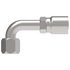 06906E-666 by WEATHERHEAD - Eaton Weatherhead 069 E Series Crimp Hose Fittings JIC 37 Female Swivel 90 Tube Elbow