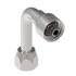 06Z-648-BG by WEATHERHEAD - Eaton Weatherhead Z Series Crimp Hose Fittings JIC 37 Female Swivel 90 Long Drop Elbow