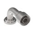 16Z-G80 by WEATHERHEAD - Eaton Weatherhead Z Series Crimp Hose Fittings Split Flange 90 Tube Elbow Code 61