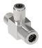 1877X6 by WEATHERHEAD - Eaton Weatherhead Push>Connect Swivel Tee/Y Adapter