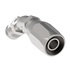 21306N-E45 by WEATHERHEAD - Eaton Weatherhead 213 N series Field Attachable Hose Fittings Inverted Male Swivel 45 Elbow