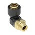 217-40006-03 by WEATHERHEAD - Eaton Weatherhead Quick>Connect Air Brake Field Attachable Hose Fittings 90˚ Q-CAB Connection to Male Pipe