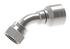 32710E-690 by WEATHERHEAD - Eaton Weatherhead 327 E series Crimp Hose Fittings Female JIC/SAE 37 Swivel 45 Elbow