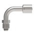 75706E-Z66 by WEATHERHEAD - Eaton Weatherhead 757 E Series Crimp Hose Fittings Bumped Tube O-Ring Male Swivel 90 Tube Elbow