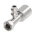 75706E-Z57 by WEATHERHEAD - Eaton Weatherhead 757 E Series Crimp Hose Fittings Bumped Tube O-Ring Female Swivel with R134a Service Port