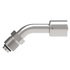 75710E-Z30 by WEATHERHEAD - Eaton Weatherhead 757 E Series Crimp Hose Fittings Bumped Tube O-Ring Male Swivel 45 Tube Elbow