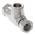 9406X16X16X16 by WEATHERHEAD - Eaton Weatherhead 9406x Series Tee Adapters NPSM Internal Pipe Swivel/NPTF External Pipe