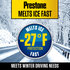 AS250 by PRESTONE PRODUCTS - De-Icer / Winter Washer Fluid- 1 gal; -27° Protection, Melts Ice Fast